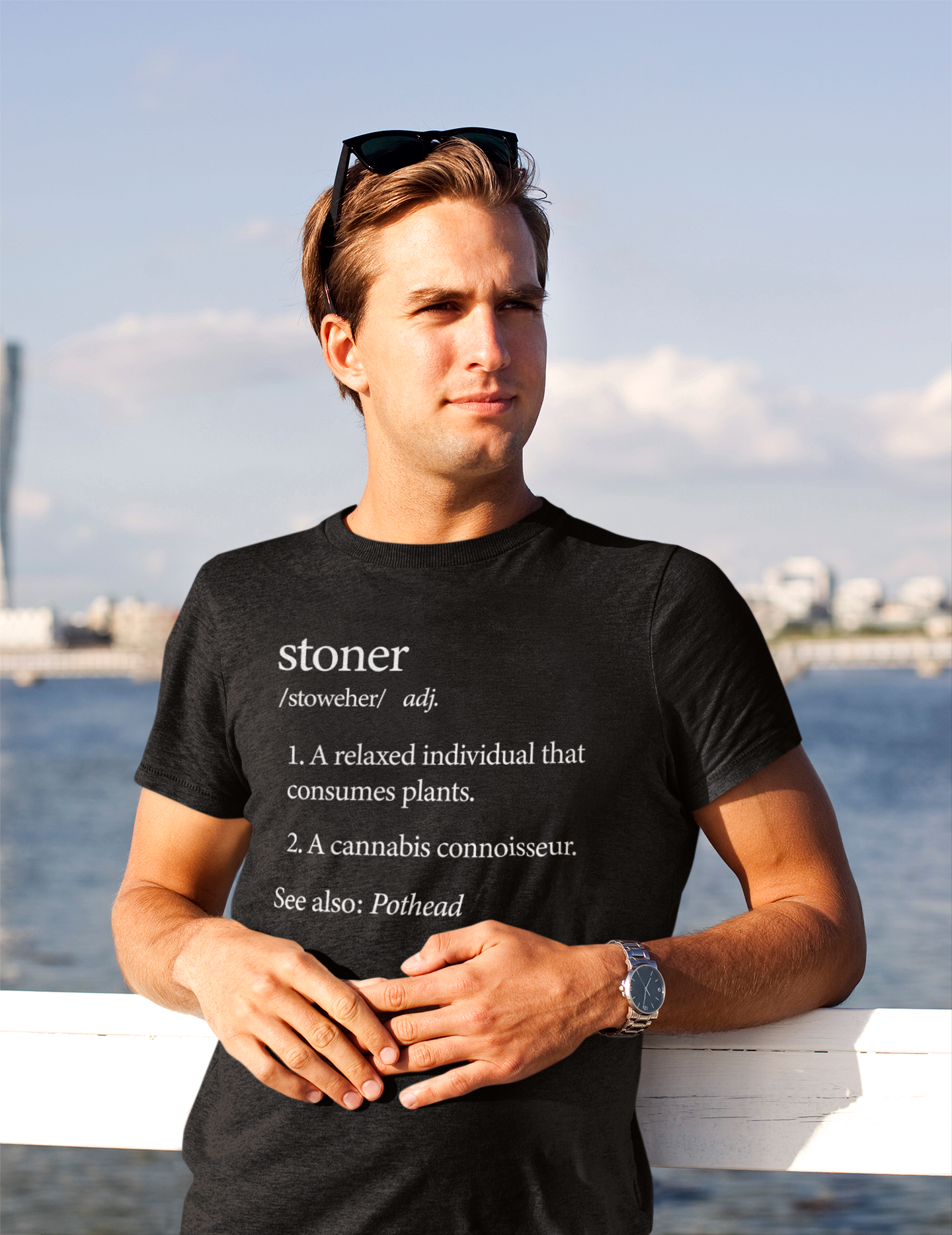 definition of a pothead Stoner Definition Tee