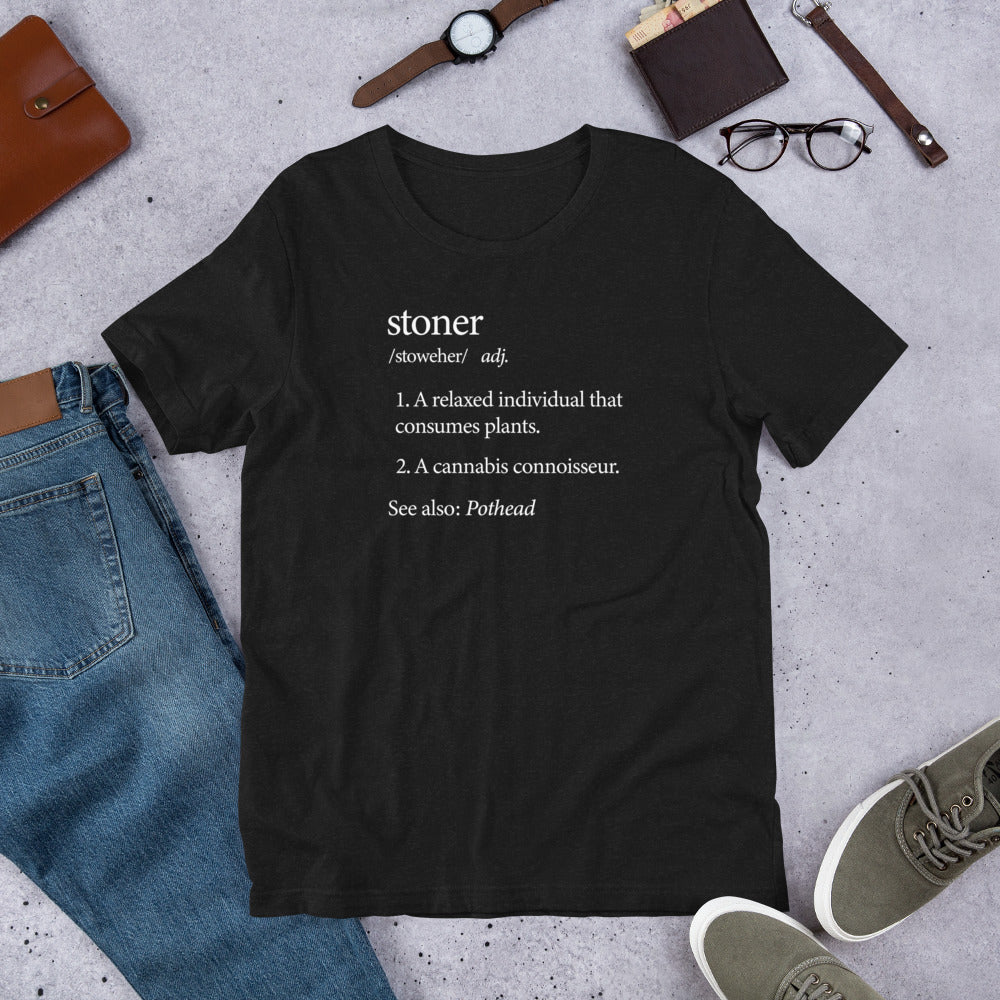 define stoner vs pothead Stoner Definition Tee